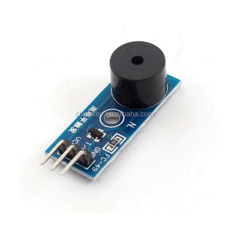 The active buzzer module; trigger low; buzzer control panel