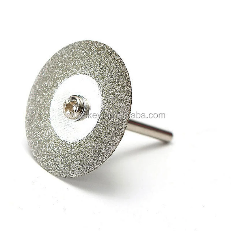 10 Mounted Diamond Slices, Glass section