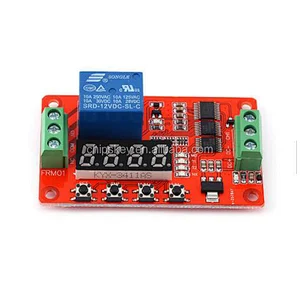 12V DC Multifunction Self-lock Relay PLC Cycle Timer Module Delay Time Switch