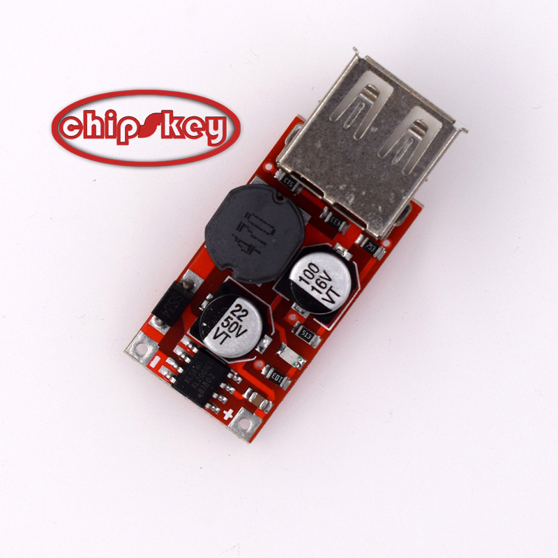 9V / 12V / 24V to 5V Buck Charger / 3A Output USB Buck Regulator Module Red