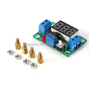 Efficient synchronous rectification DC-DC regulator with a voltage meter to 4.5-24V super LM2596
