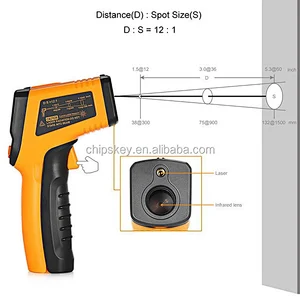 GM320 Non-Contact Laser LCD Display Digital IR
