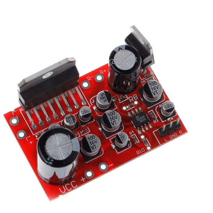 DC 12V TDA7379 38W+38W Stereo Amplifier Board W/ AD828 Preamp Super Than NE5532