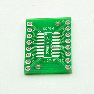 SOP16 SSOP16 TSSOP16 patch to dip DIP 0.65/1.27mm adapter plate Good