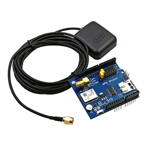 GPS Shield GPS record expansion board GPS module with SD slot card With Antenna