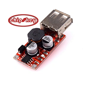 9V / 12V / 24V to 5V Buck Charger / 3A Output USB Buck Regulator Module Red