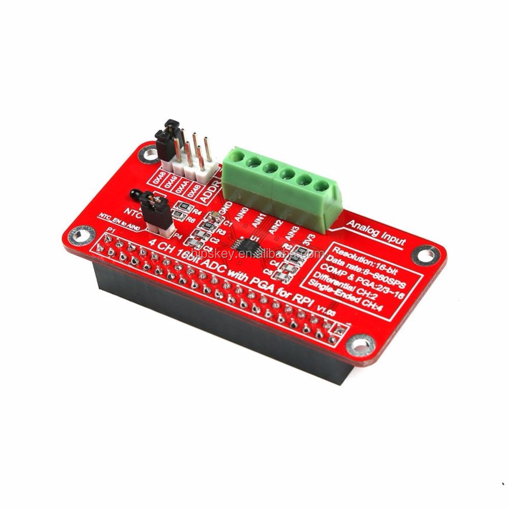 3.3V ADS1115 ADC Module for Raspberry Pi 3/2 / B + / I2C RPI ADS1115 ADC Analog to Digital Converter