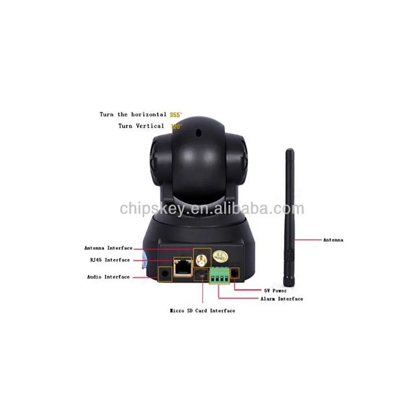 IP camera network camera wireless camera TF card memory P2P WIFI