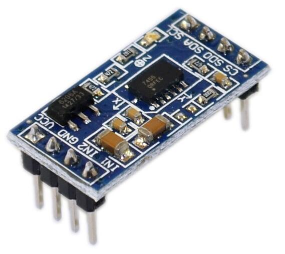 MMA7455 3-axis digital acceleration sensor module I2C/SPI
