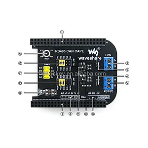 BeagleBone BB BLACK GPIO RS485 CAN Shield