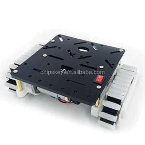 Tracked robot+metal gear motor chassis diy car Cummerbund TankCar