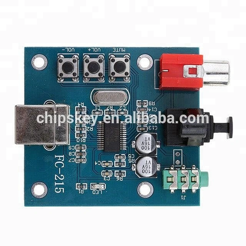 PCM2704USB sound card DAC decoder USB input coaxial fiber HIFI sound card decoder