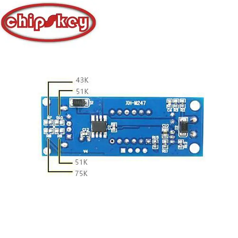 Chipskey USB Buck Charge Module Onboard Power Supply Voltmeter Input 7-40V Output 5V1A XH-M247