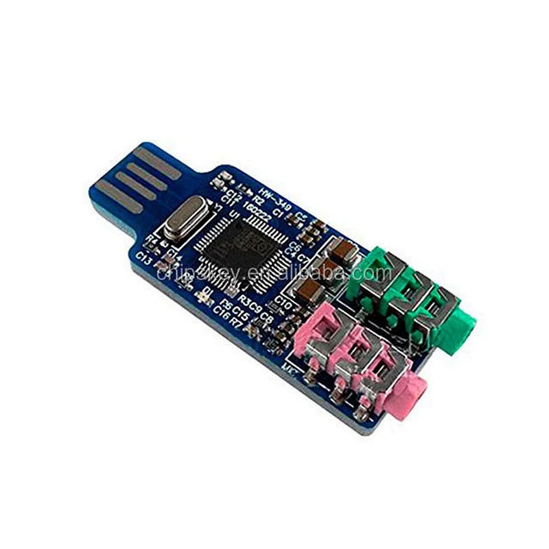 SW-HF170 CM108 USB Drive Free USB Sound Card Laptop Computer External Sound Card Module