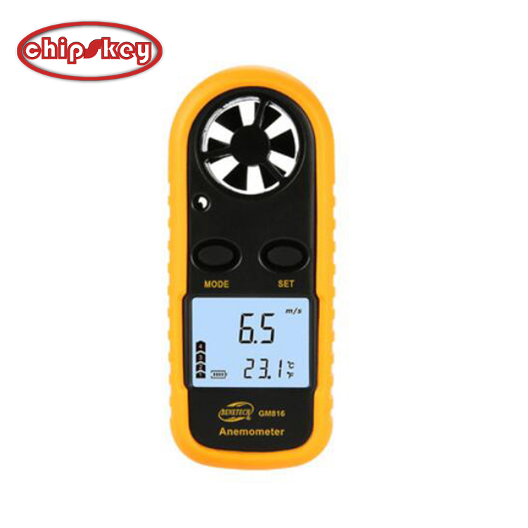 Speed Measuring Instruments Anemometer Lcd Digital Wind Speed Meter Sensor Portable 0-30m/S GM816 Anemometer Wind Speed Meter