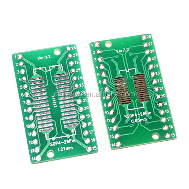 SOP28 SSOP28 TSSOP28 SMD turn-line the DIP 0.65/1.27mm converter adapter board