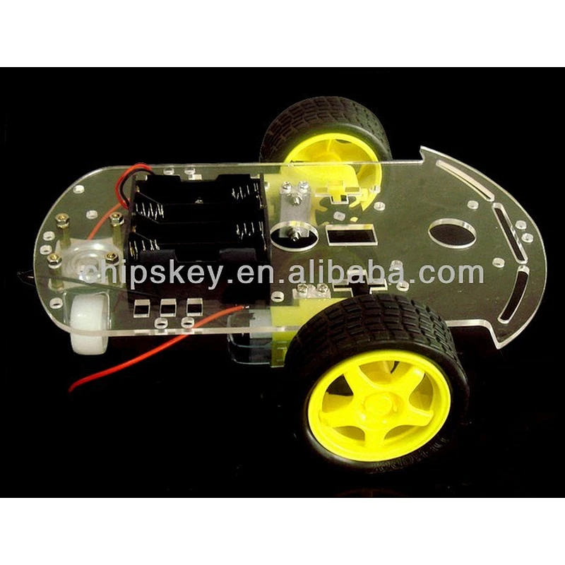 DIY Smart Car Chassis Tracing Car With Belt Encoder Battery Holder For Arduinos