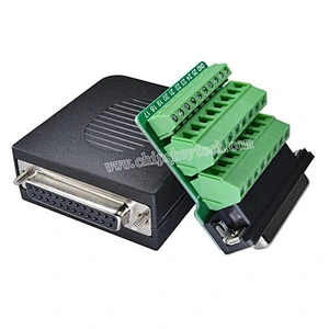 D-SUB DB25 Male / Female Header Breakout Board Terminal Block Connector