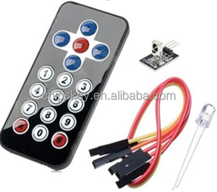 infrared wireless remote control kit (black)