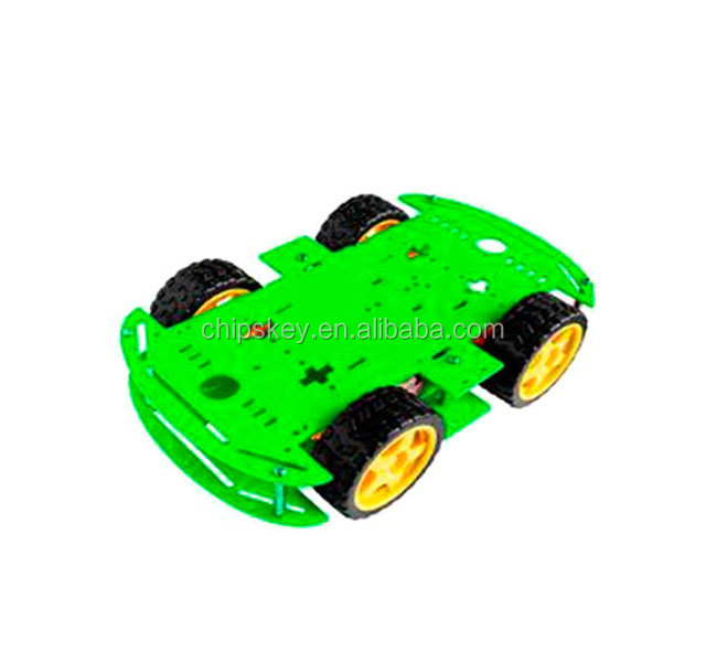 Green 4WD Dual Classis Robot Car