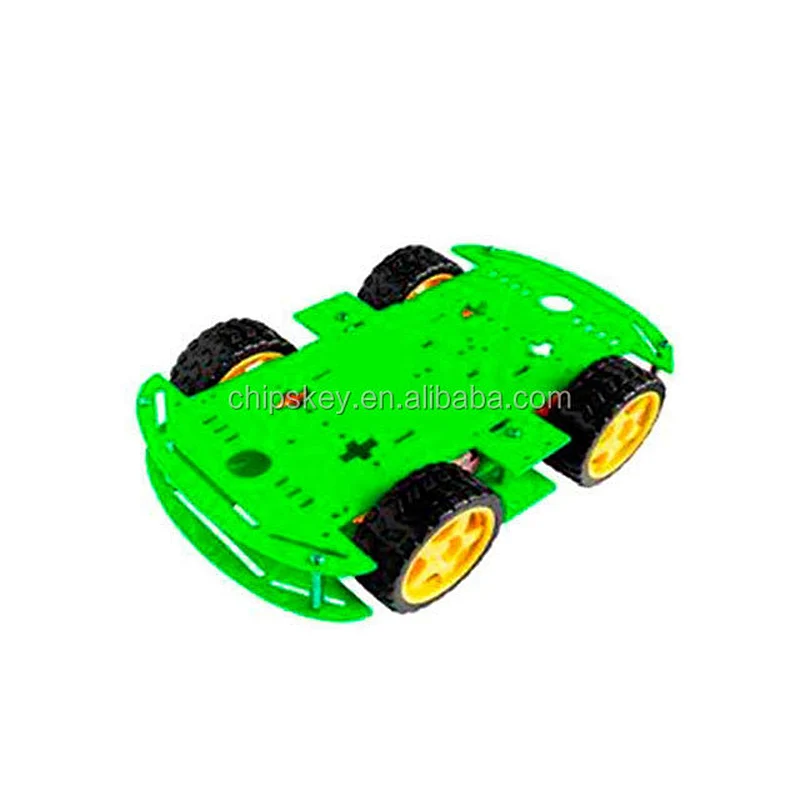 Green 4WD Dual Classis Robot Car