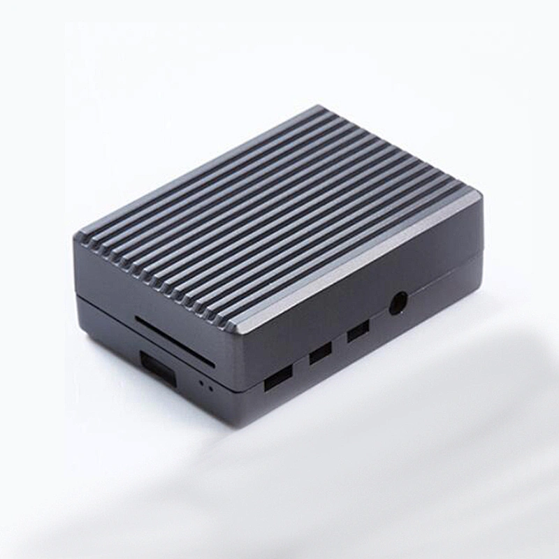 Grey heat sink, metal R PI4 shell motherboard aluminum alloy case