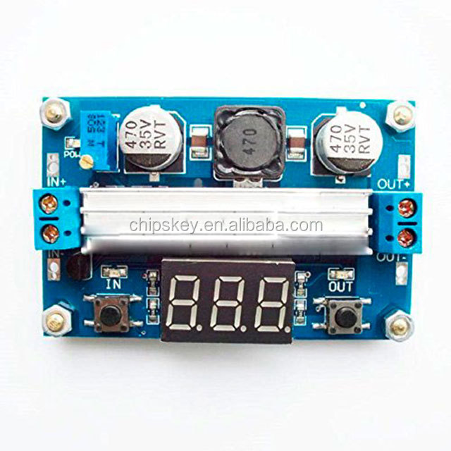LTC1871 100W 3-35V 12V to 3.5-35V Boost Step-up Module LED Voltmeter+Heat Sink