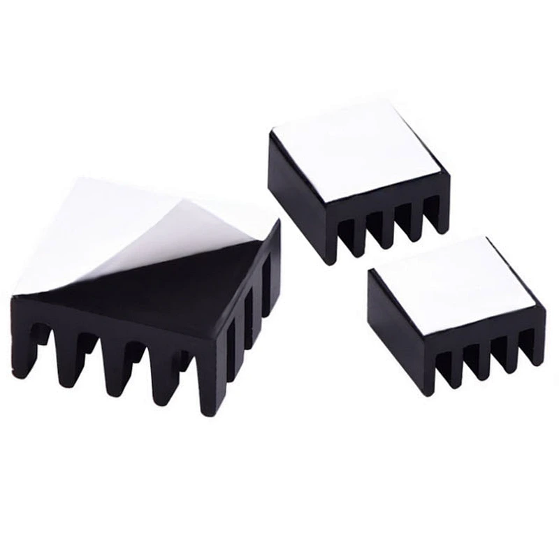 Black Aluminum heatsink For Raspberry PI 4