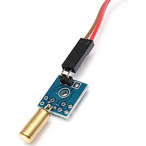 Tilt sensor with a small plate; contains a small PCB board; sensor