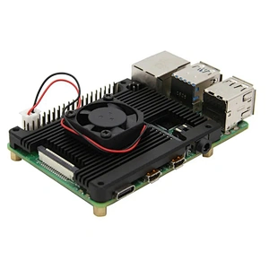 Raspberry Pi 4 Embedded Armor Aluminum Alloy Heatsink With Big Fan