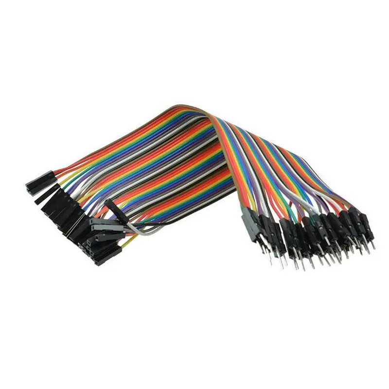 Male to Female 20CM 40P DuPont color cable