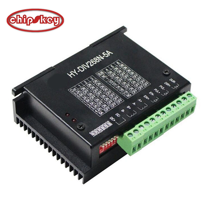 Driver for stepper motors HY-DIV268N-5A, 12-45V, Single Axes Two Phase Hybrid