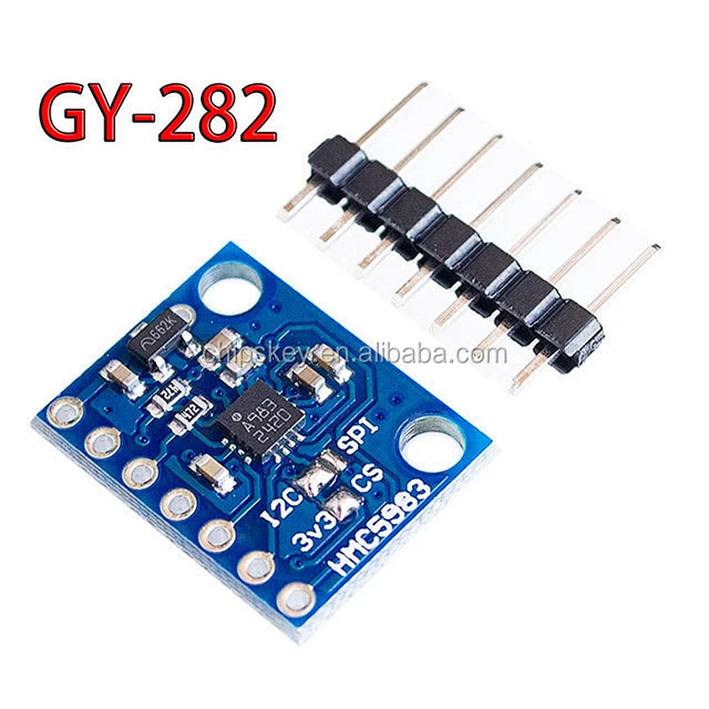 GY-282 HMC5983 Module High Precision Triaxial Magnetic Electronic Compass Module