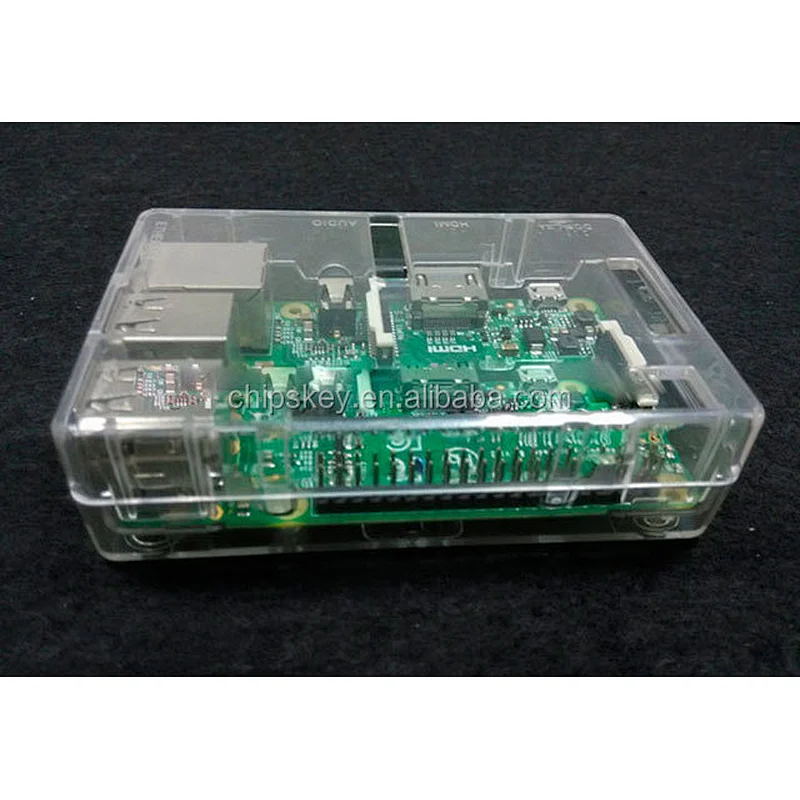 Raspberry PI 2 B+ Square Case Transparent