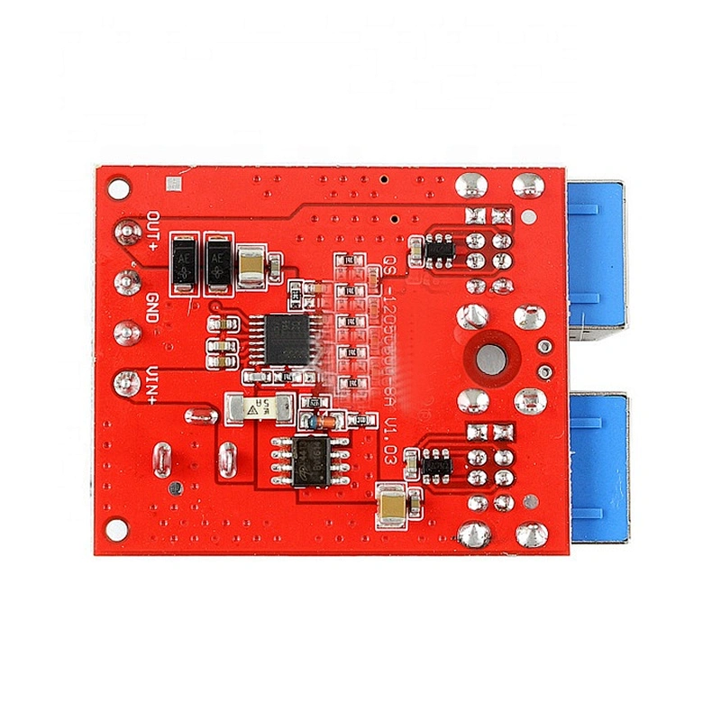DC8V-35V To 5V 8A Power Step Down Module 4-Port USB Mobile Phone Car Charger Support Fast Charge