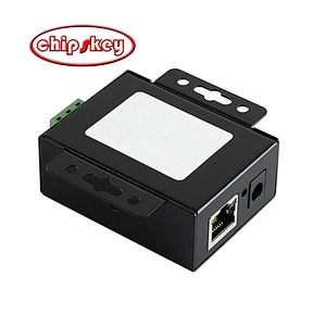 Industrial RS485 to Ethernet Converter, Dual Serial Ports, Easy-to-use, High-speed, Low-power, High-stability, Upgradable