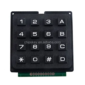 4x4 matrix keyboard, black color