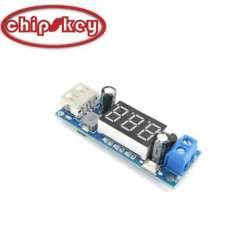 Chipskey USB Buck Charge Module Onboard Power Supply Voltmeter Input 7-40V Output 5V1A XH-M247