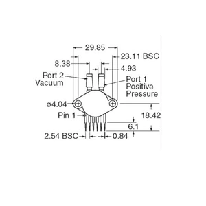 MPX4250DP MPX4250A MPX4250 Integrated Silicon Pressure Sensor