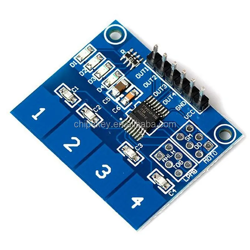 TTP224 4-way Capacitive Touch switch Digital Touch Sensor Module