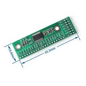 16-channel IO expansion module with I2C interface/ IIC input/output expansion board/MCP23017-E/SS