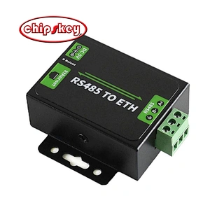 Industrial RS485 to Ethernet Converter, Dual Serial Ports, Easy-to-use, High-speed, Low-power, High-stability, Upgradable