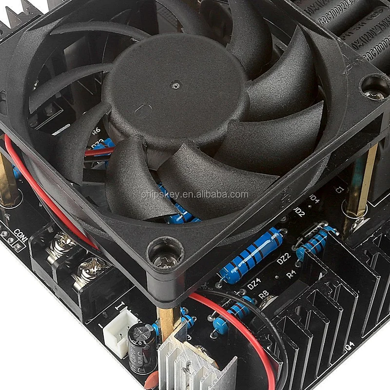 1000W 20A ZVS Induction Heating Machine Cooling Fan PCB Copper Tube 12-36V