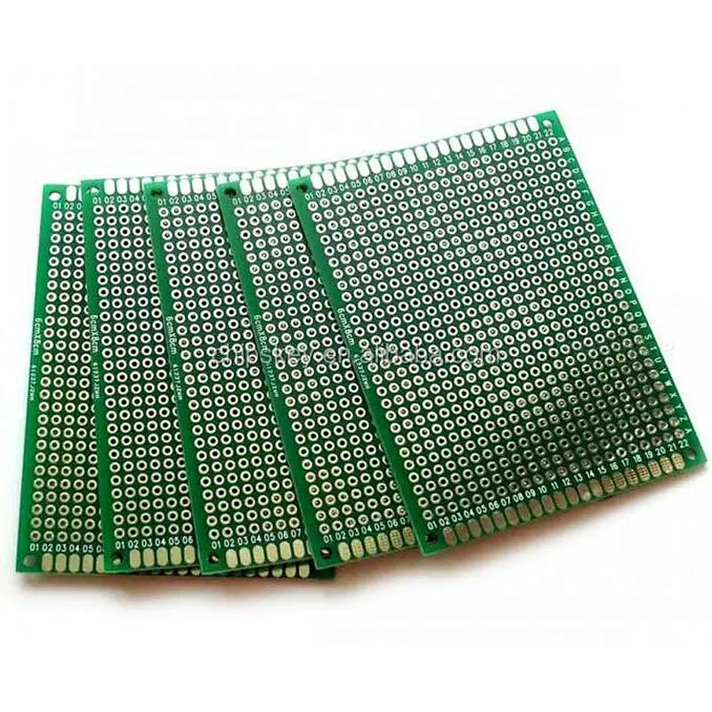Double Sides, (both sides of the similarities, PTH vias) PCB board / chip the experiment board / bread board 6X8