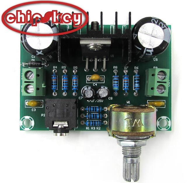 XH-M551 Single Channel Amplifier Board TDA2030A Audio Power Amplifier Board 18W Amplifiers Board DC/AC12V