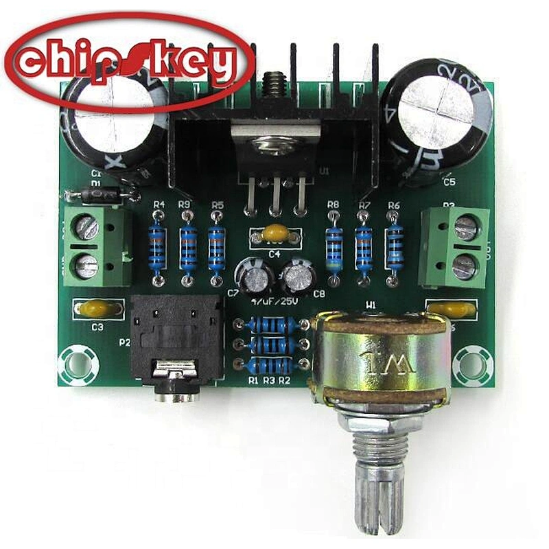 XH-M551 Single Channel Amplifier Board TDA2030A Audio Power Amplifier Board 18W Amplifiers Board DC/AC12V
