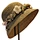 Travel raffia hat ladies summer big brim beach hat UV protection sun hat foldable