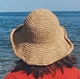 folding straw hat