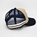 trucker hat with stripe