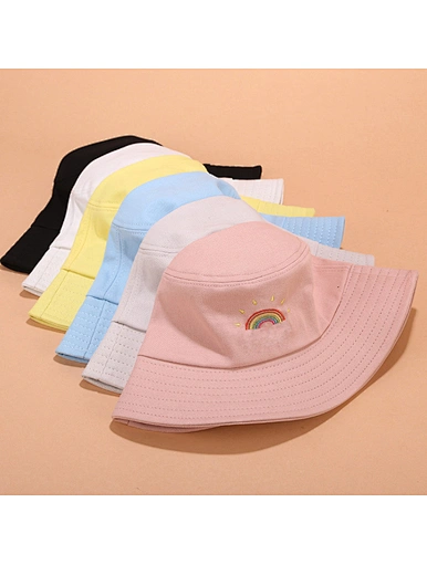 colorful bucket hat